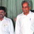 C.R. Kamalanathan (right), head of the Centre-appointed Kamalanathan Committee for division of government employees between Telangana and Andhra Pradesh states, and PV Ramesh, Principal Secretary, Govt Of AP (left). Mr Ramesh will monitor distribution of employees